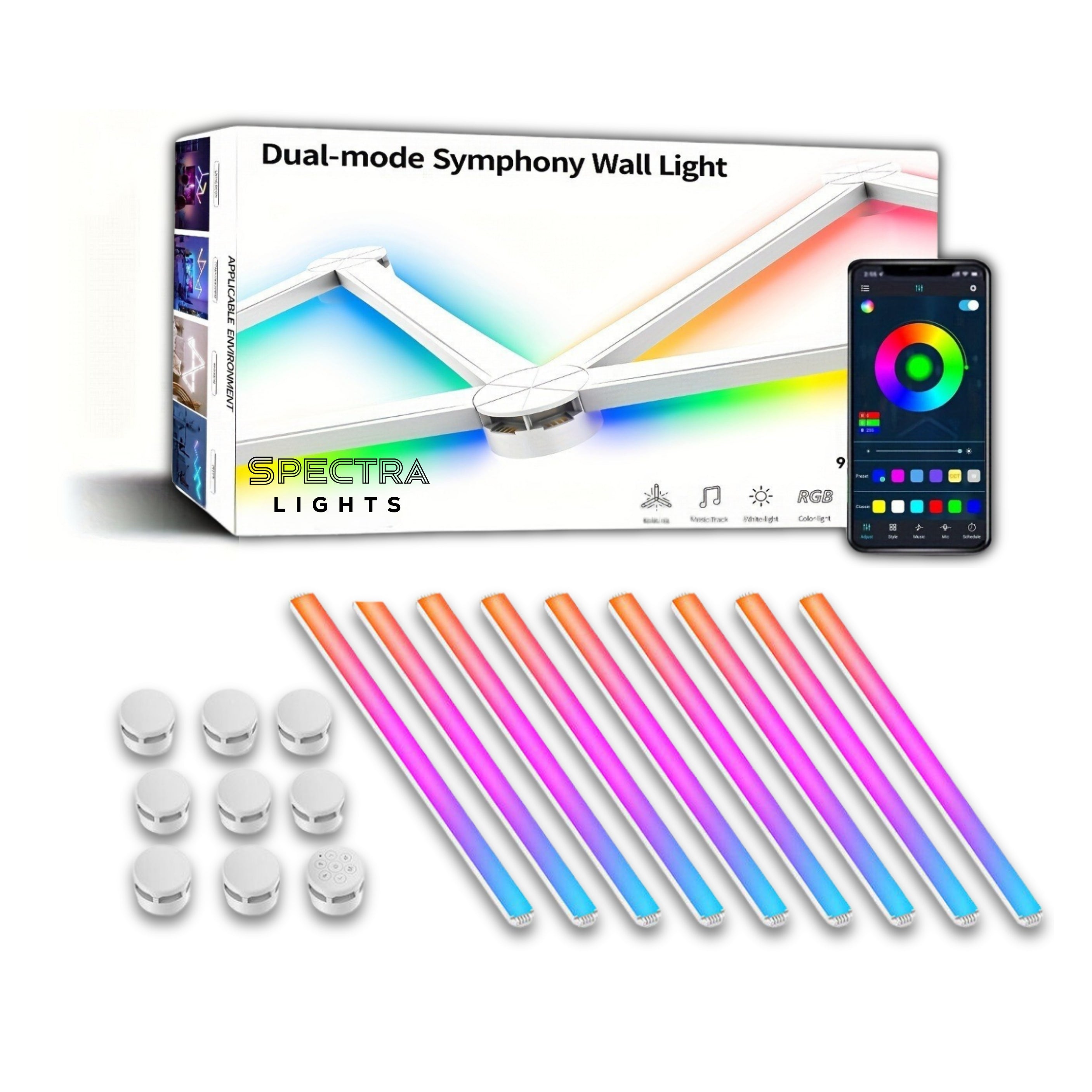 Spectra RGBIC LED Light Lines 9-Pack