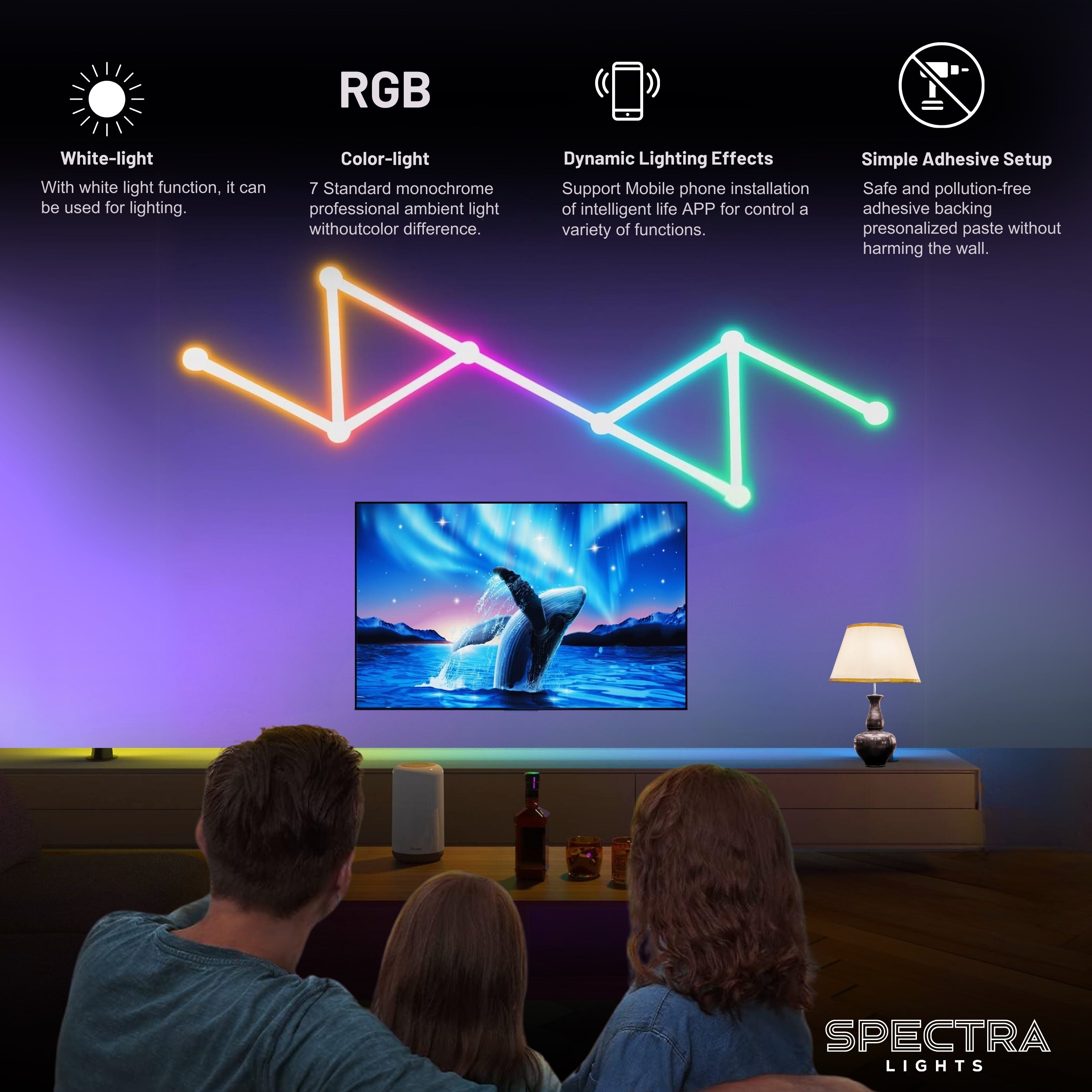 Spectra RGBIC LED Light Lines 9-Pack
