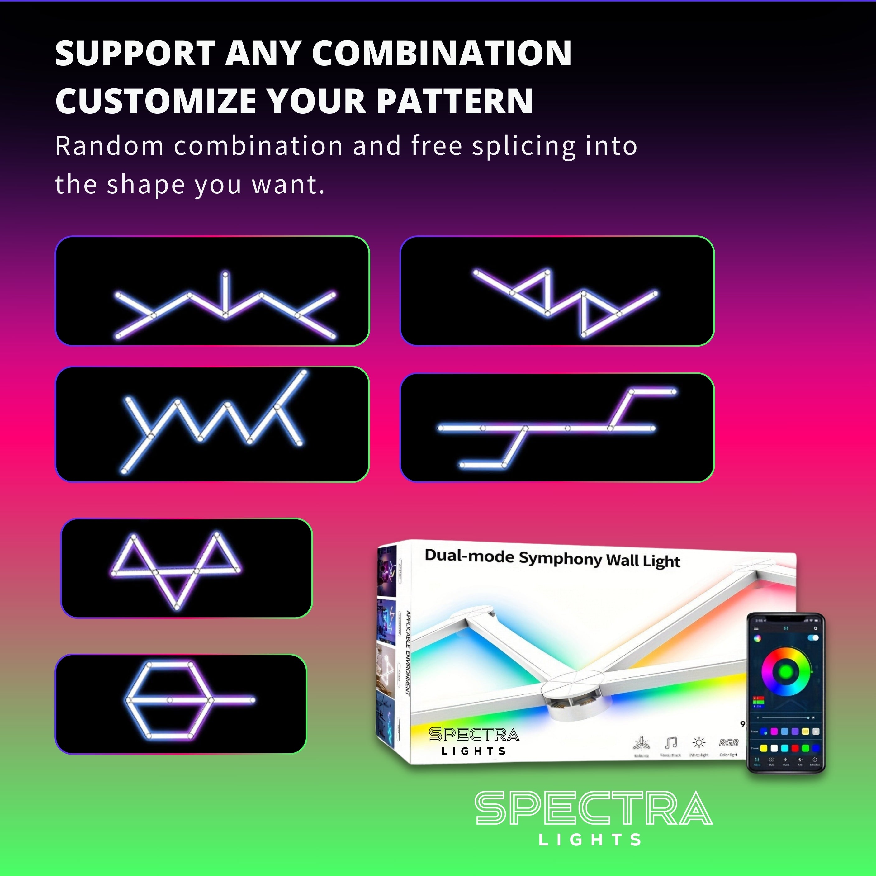 Spectra RGBIC LED Light Lines 9-Pack