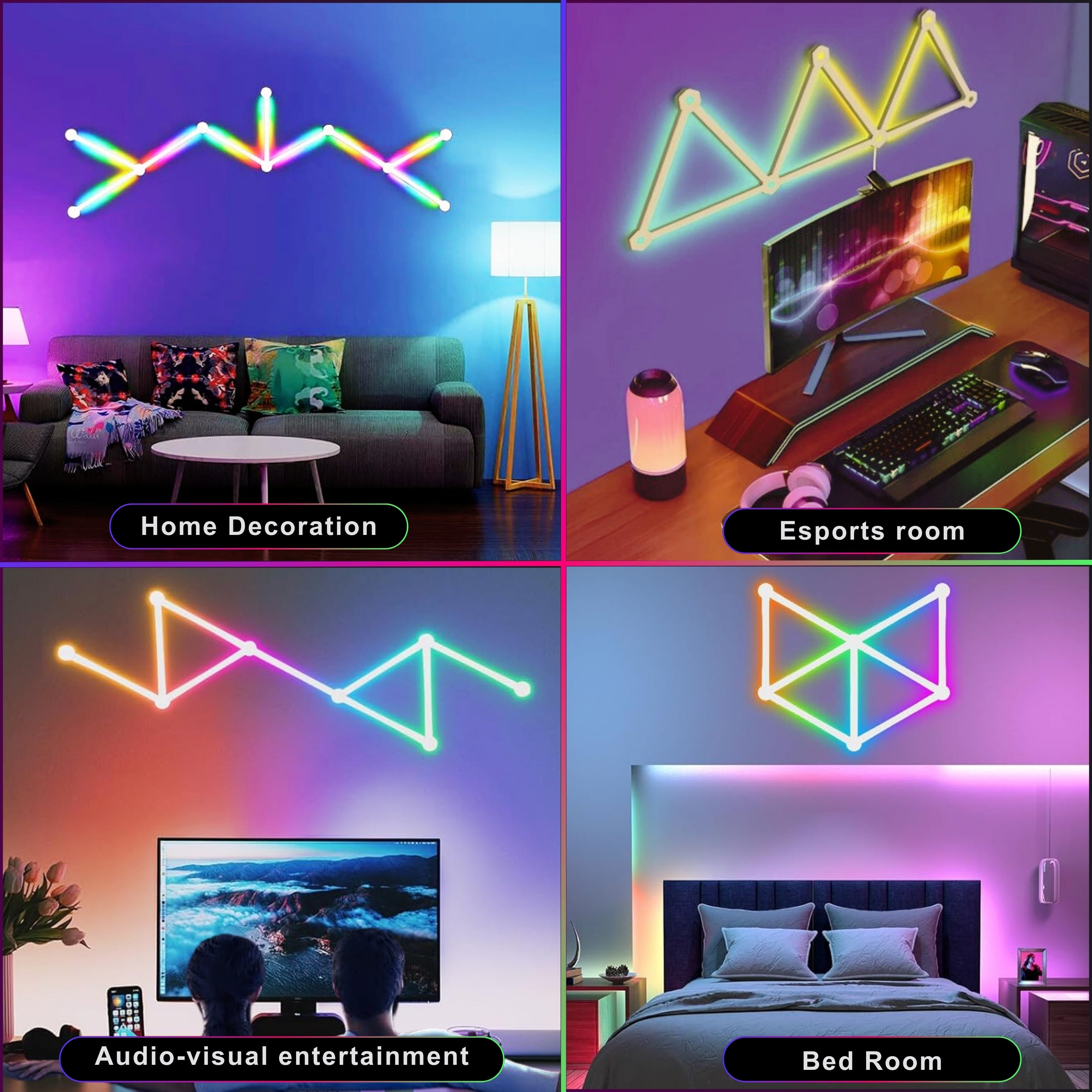 Spectra RGBIC LED Light Lines 9-Pack