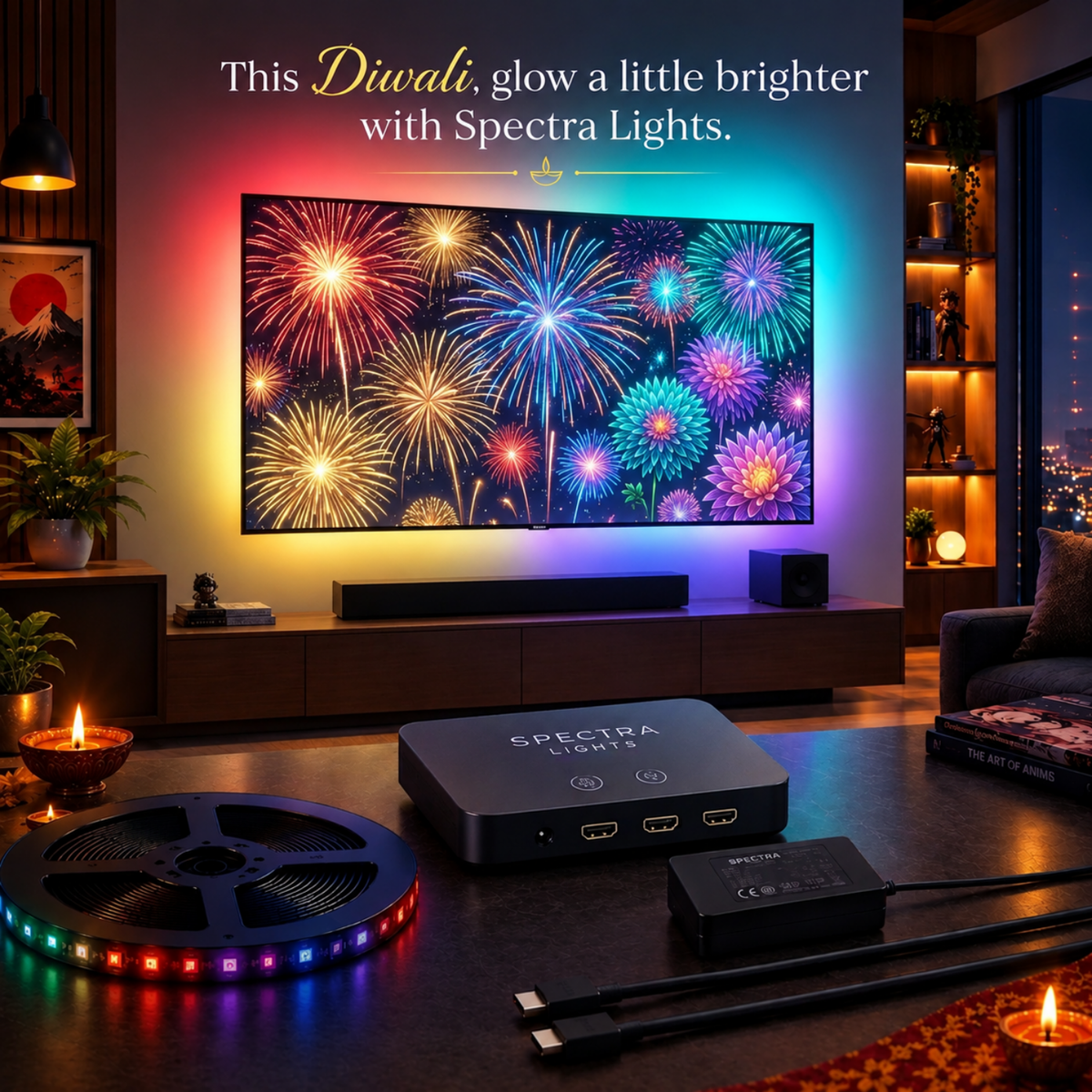 Spectra HDMI Sync Box 2.0 TV Backlight Kit