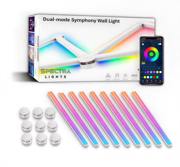 Spectra RGBIC LED Light Lines â€“ 9-Pack